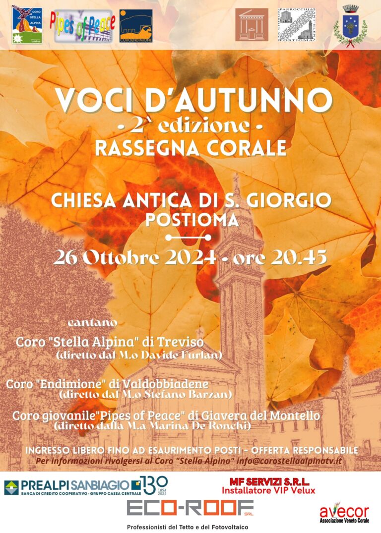 Voci d’autunno – Rassegna corale